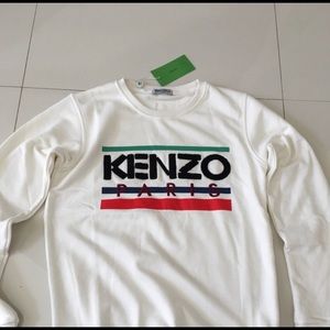 Kenzo Paris White Sweatshirt